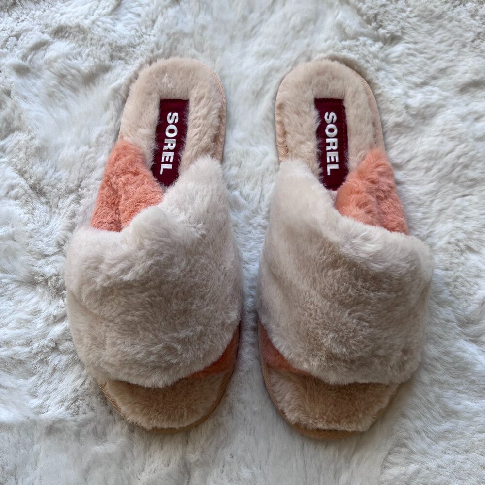 Sorel Women's Go Mail Run Slipper Nova Sand/Natural Size 8 | NWT